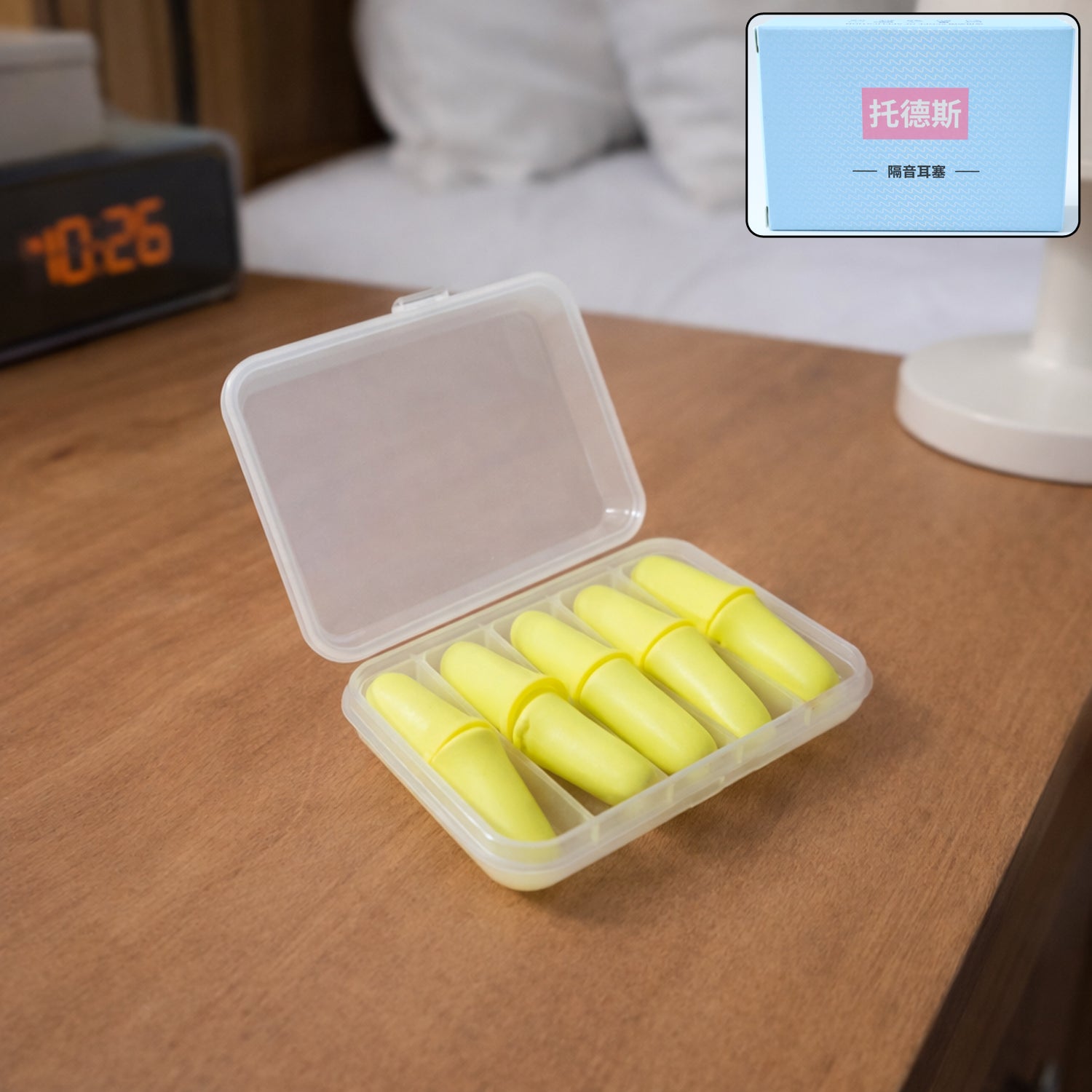 Soft Foam Noise Reduction Ear Plugs (5 Pair Pack)