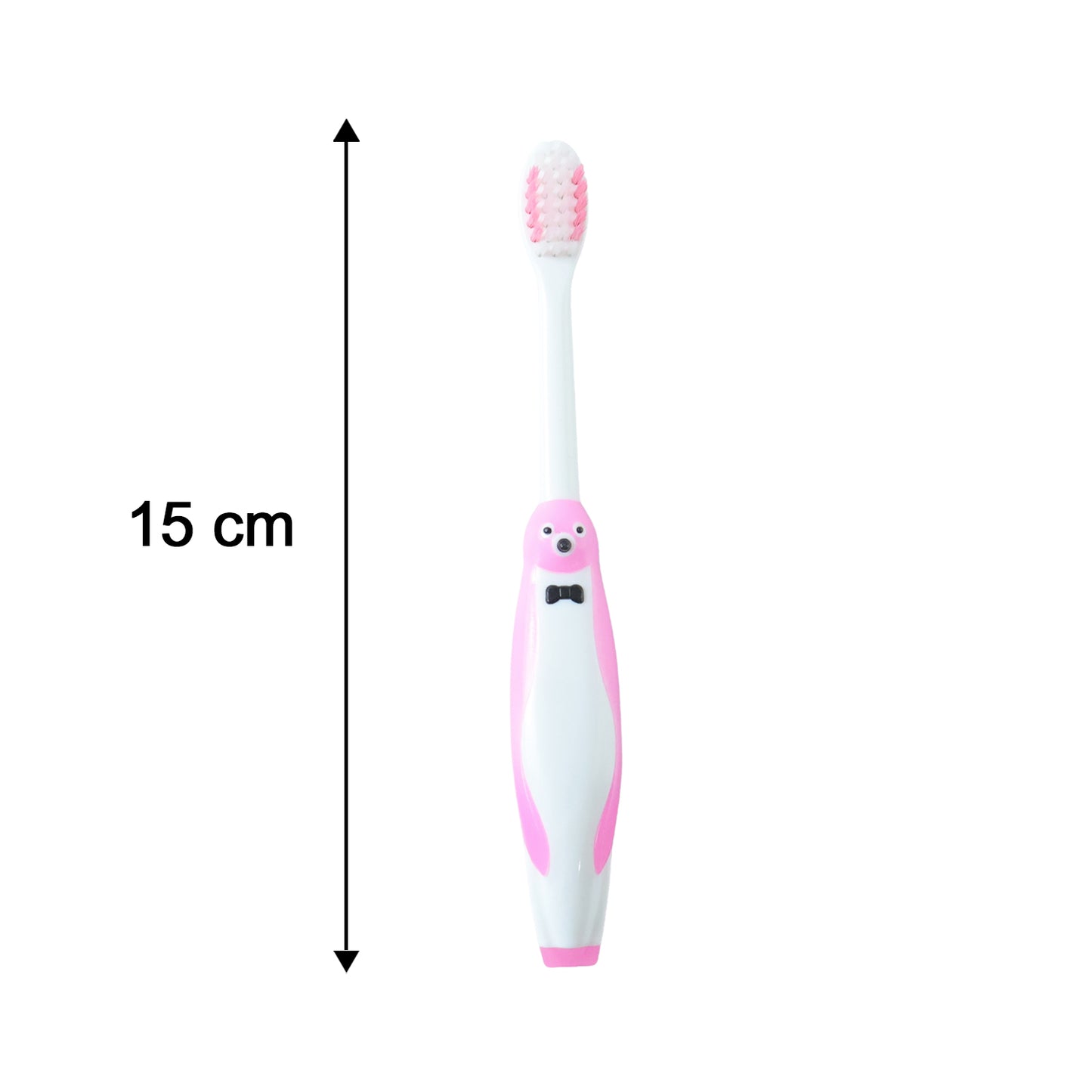 Kids Cartoon Toothbrush With Airplane Toy (2 Pc Set)