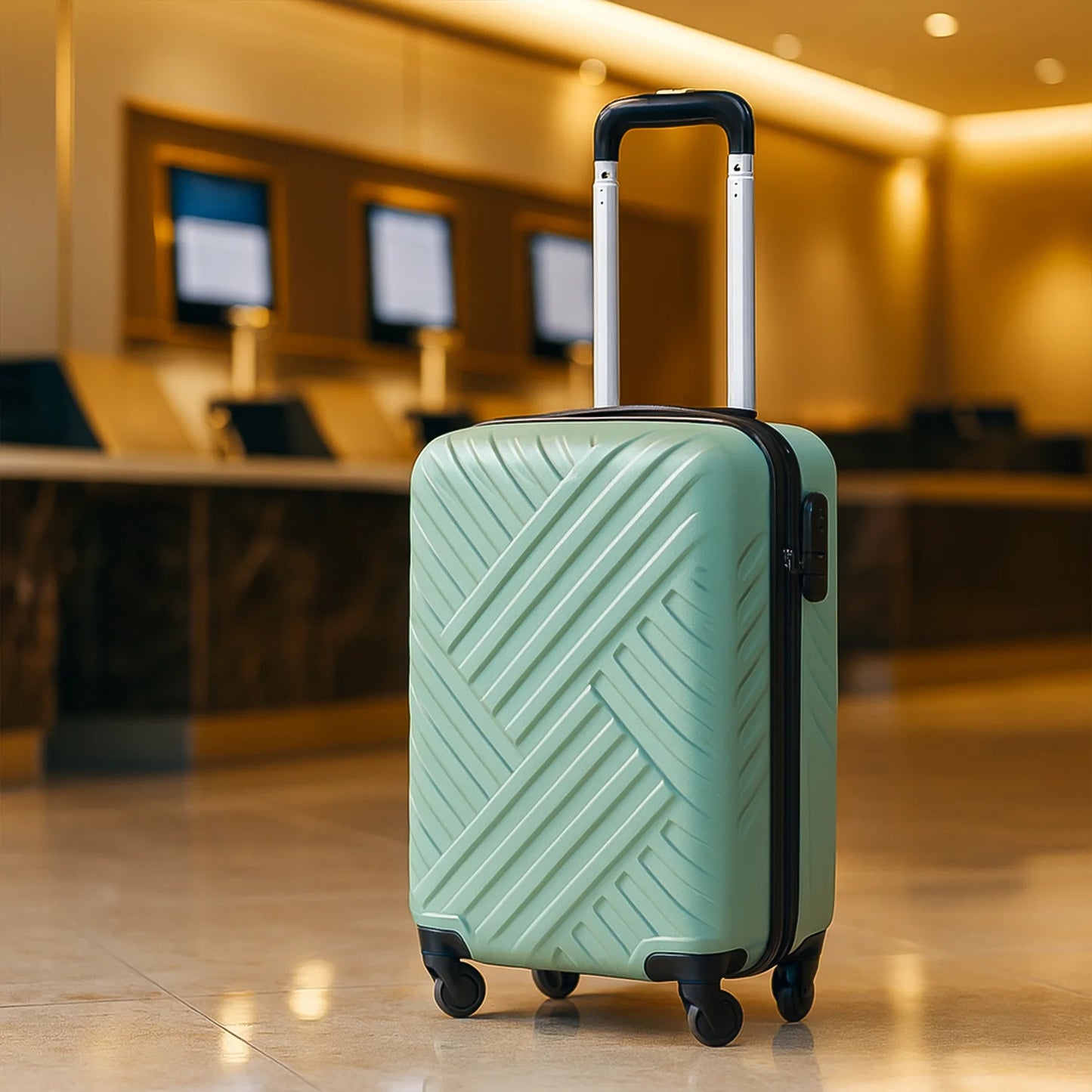 Big 3 In 1 Luggage With Wheels Travel Suitcases Set (4 Pcs Set  Different Size)
