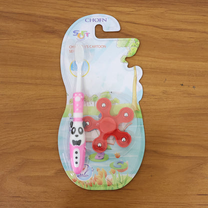 Kids Toothbrush And Fidget Spinner Toy Set