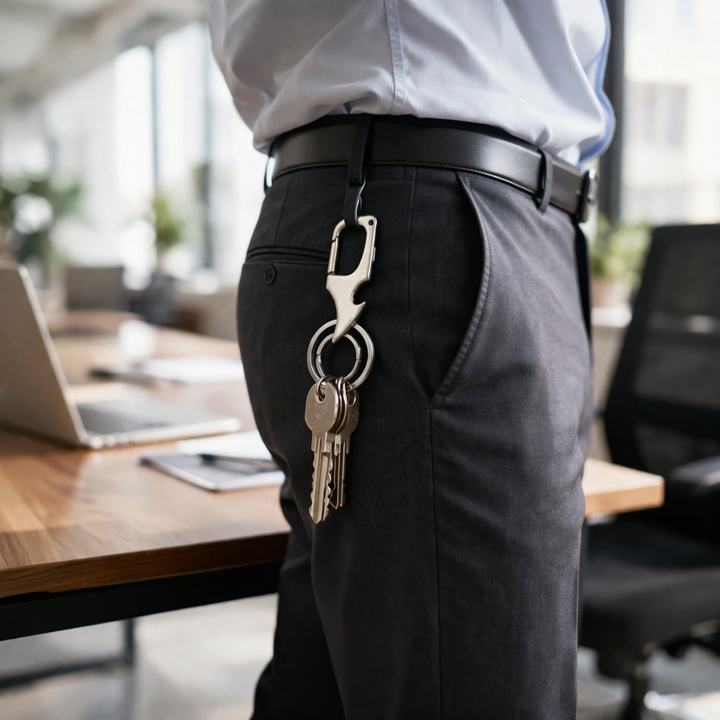Premium Heavy Duty Keychain With Dual Ring 1 Pc