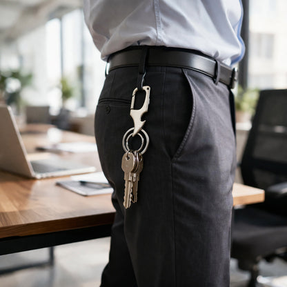 Premium Heavy Duty Keychain With Dual Ring 1 Pc