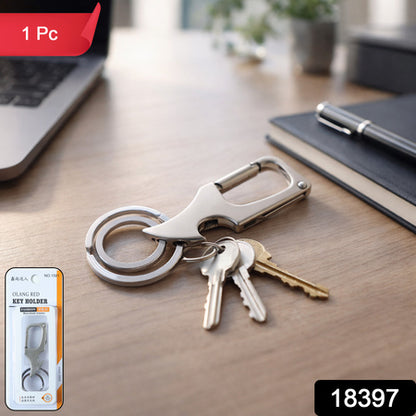 Premium Heavy Duty Keychain With Dual Ring 1 Pc