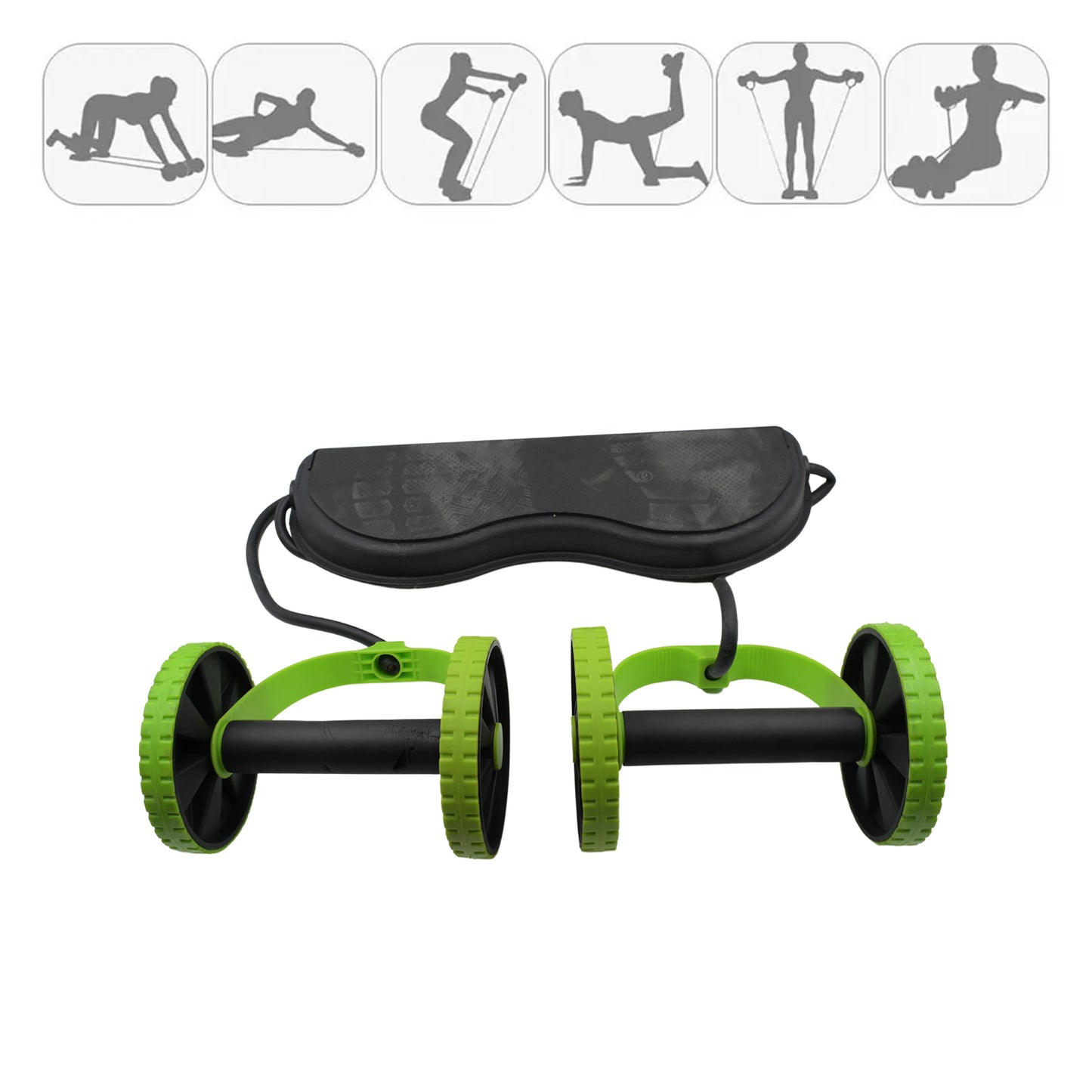 7246 Professional Fitness Imported Ab Builder Ab Care Xtreme Fitness  Resistance Exerciser Resistance Tube Ab Slimmer Rope Exerciser Body Building Home Gym Trainer For Both Men  Women (1 Pc)