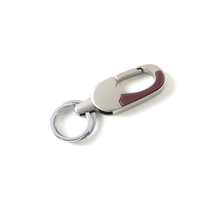Premium Stainless Steel Carabiner Keychain With Secure Locking Clip 1 Pc