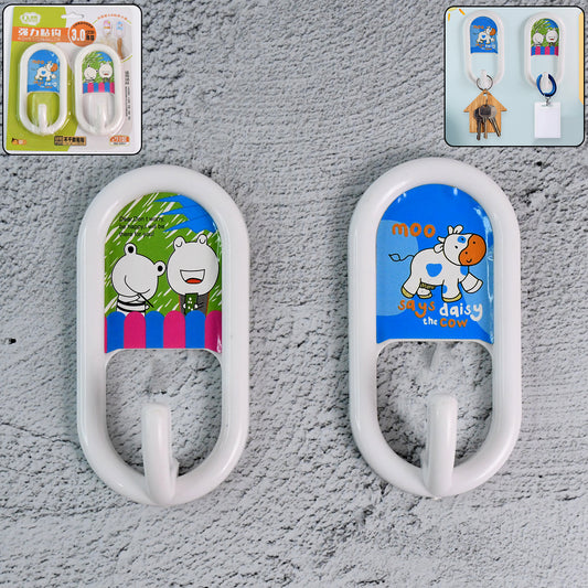 Multipurpose Strong   Hook Self-adhesive Hooks (2 Pc Set)