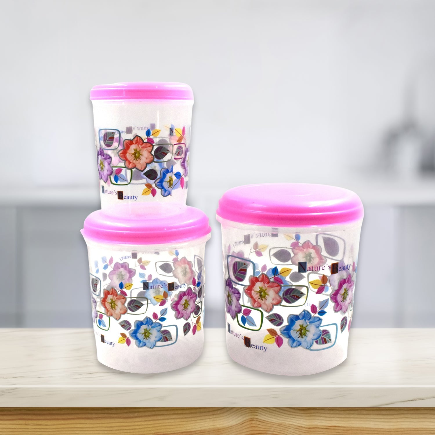 2703 3 Pc Storage Container Used In All Kinds Of Places Including Household And Offices For Storing Stuffs And Items Etc.