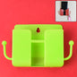 1 Pc Neon Green Wallmount Mobile Stand With Hook