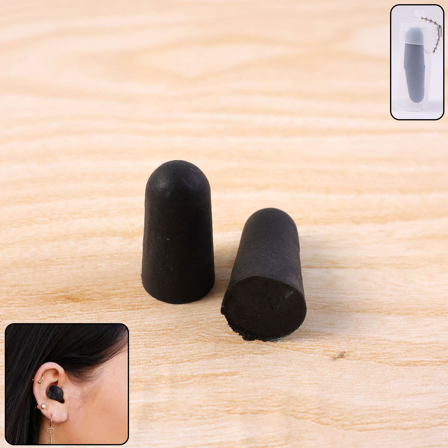 Soft Noise Reduction Ear Plugs (1 Pair) – Leadzinkart