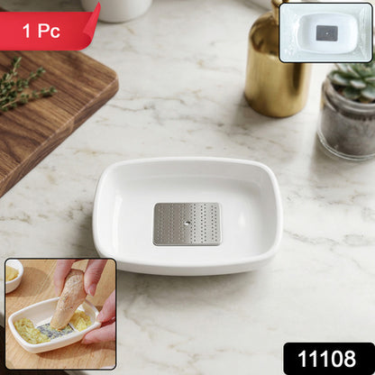 Multipurpose Garlic Ginger Grinding Plate (1 Pc)