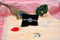 Evil Eye Rakhi With Blue Beads And Golden Accents  Protective Nazar Design