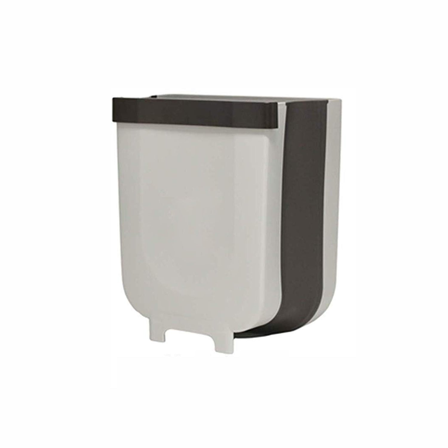 5873 Hanging Trash Can For Kitchen Cabinet Door Small Collapsible Foldable Waste Bins Hanging Trash Holder For Bathroom Bedroom Office Car Portable.