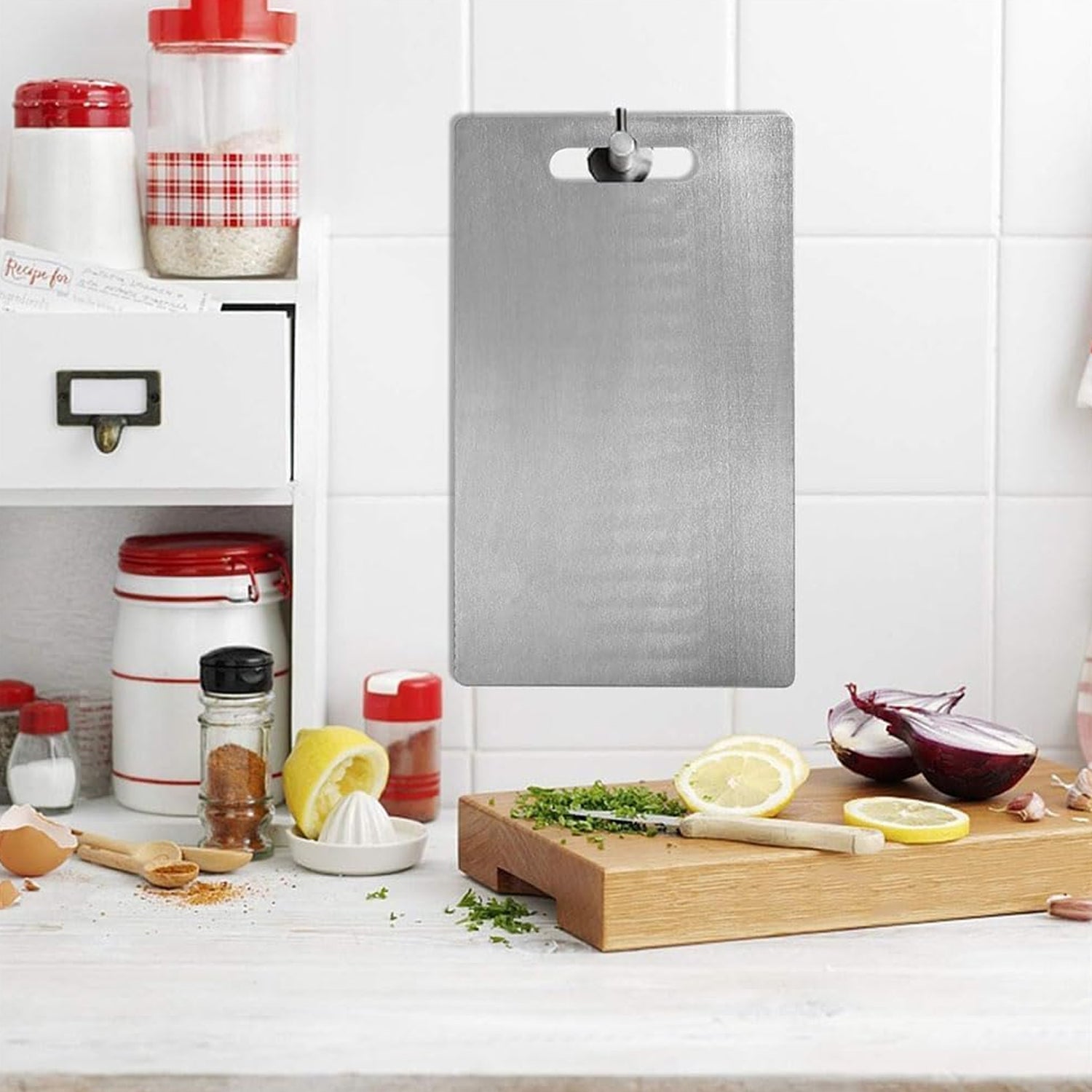 Supermom Medium Stello Stainless Steel Chopping Board