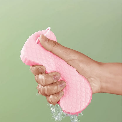 6234 Ultra Soft Exfoliating Sponge  Dead Skin Remover Sponge For Body  Face Scrubber For Women And Men