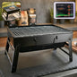 Portable Foldable Charcoal Bbq Grill With Grilling Mesh (1 Pc 36x27 Cm)