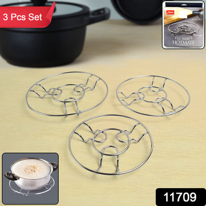 Apex Stainless Steel Wire Hotmate Trivet Stand Set Of 3