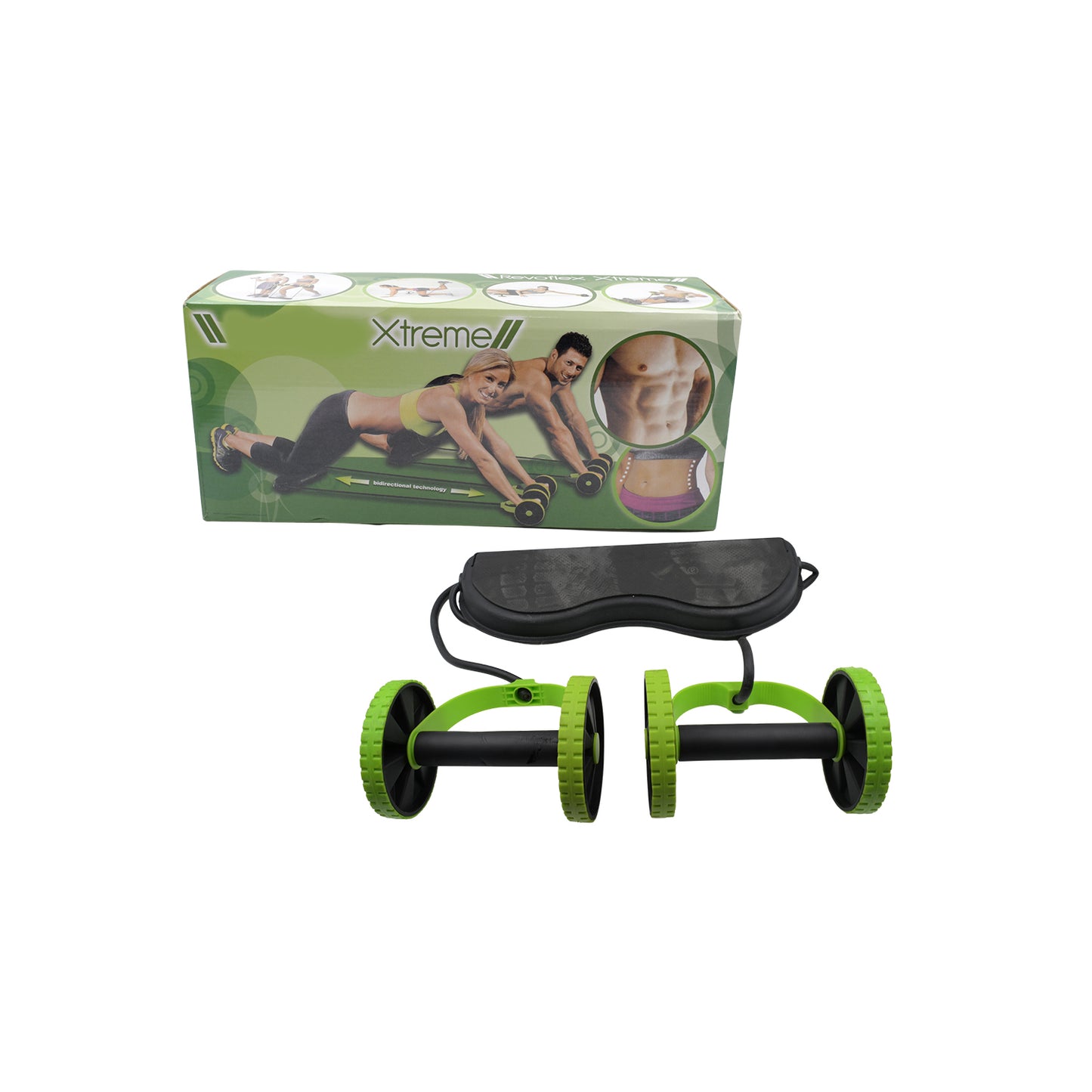 7246 Professional Fitness Imported Ab Builder Ab Care Xtreme Fitness  Resistance Exerciser Resistance Tube Ab Slimmer Rope Exerciser Body Building Home Gym Trainer For Both Men  Women (1 Pc)