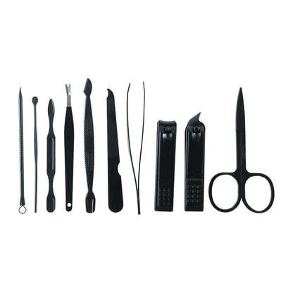 10 In 1 Professional Manicure Pedicure Grooming Kit
