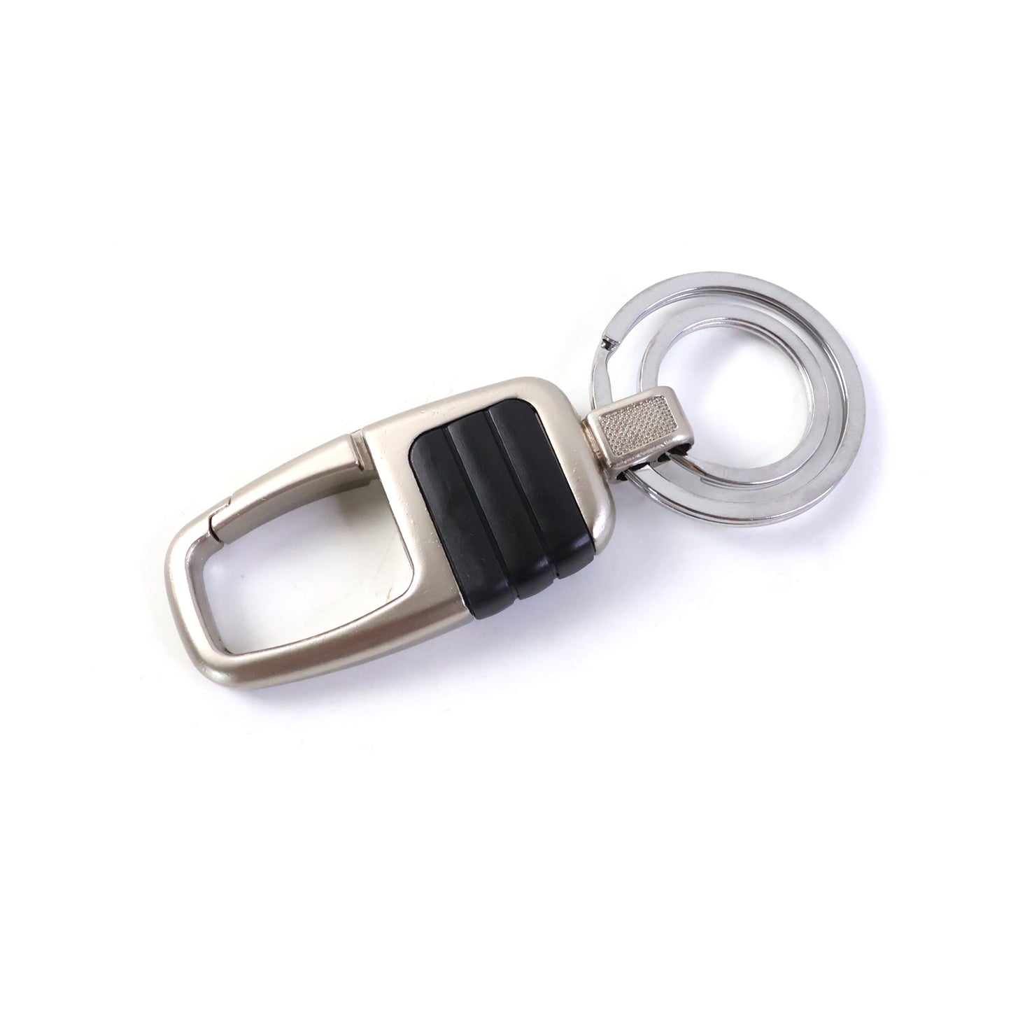 Premium Metal Key Holder With Carabiner Clip (1 Pc)