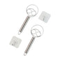 2-piece Stainless Steel Spiral Hand Whisk - (2 Pc  Set)