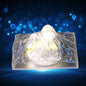 8444 Plastic Iceberg Night Light Mountain Lights Flameless Modern Clear Led Flameless Party Candles Led Lamp Home Decoration Mini Atmosphere Light Bedroom Decor Desktop Ornament Children Gift (Moq - 12 Pc)