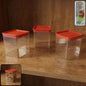 3 Piece Airtight Food Storage Container Set (1 Set  350 Ml)