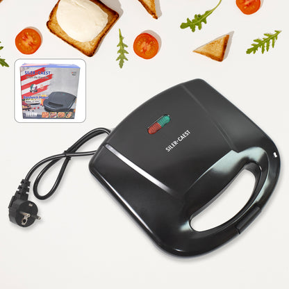 2817 Waffle Maker Makes 2 Square Shape Waffles Non-stick Plates Easy To Use With Indicator Lights