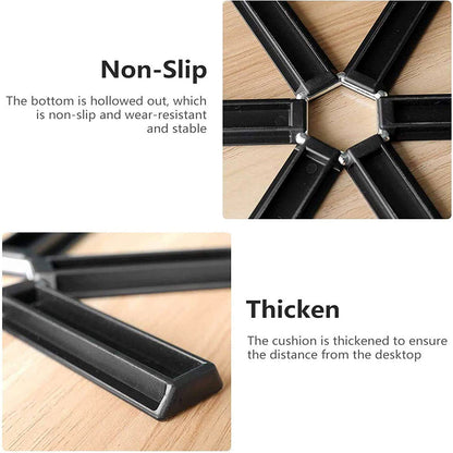 Folding Insulated Pad For Hot Pots - Foldable Trivet Mats (1 Pc)