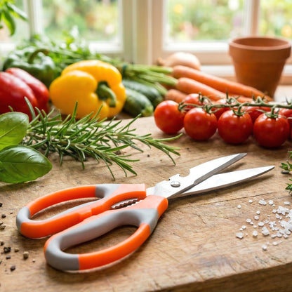 Heavy Duty Multipurpose Stainless Steel Kitchen Scissors (1 Pc)