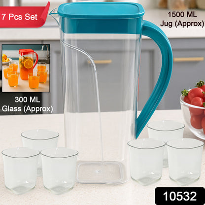 Supermom Marina Jug With 6 Glass Set