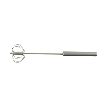 Stainless Steel Hand Push Rotary Whisk (1 Pc 29 Cm)