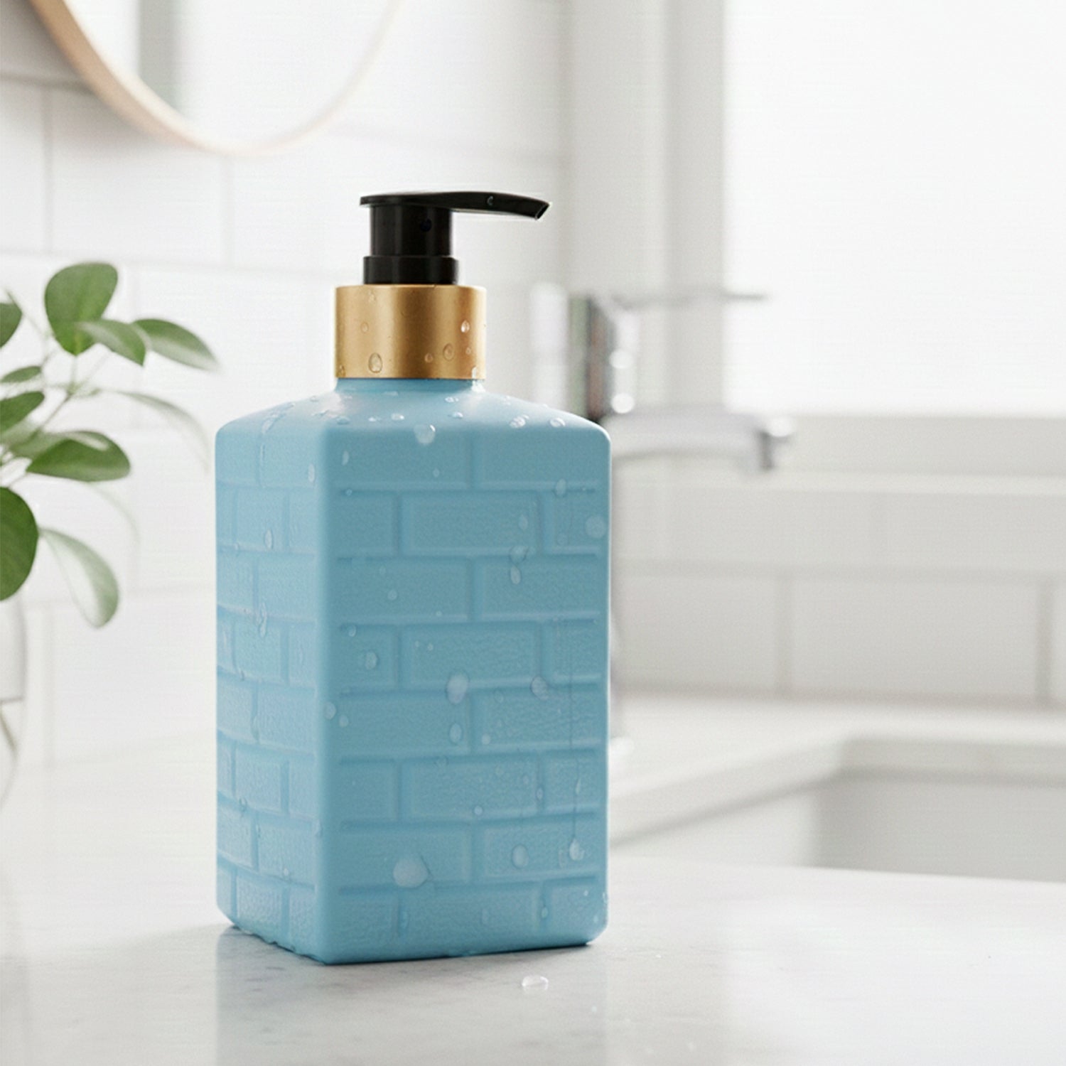 Plastic Soap Dispenser Pump Bottle (1 Pc)