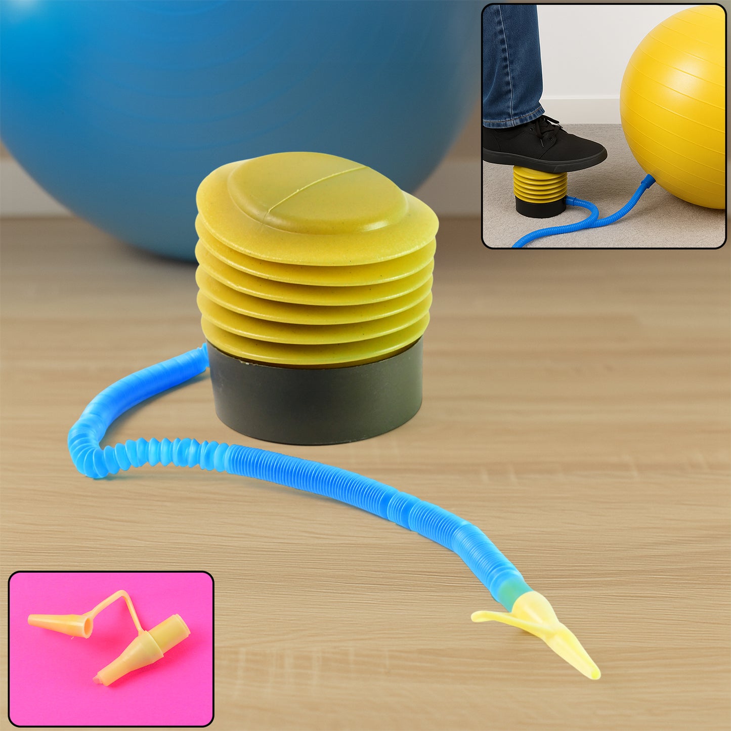 1680 Portable Foot Air Pump With Hose