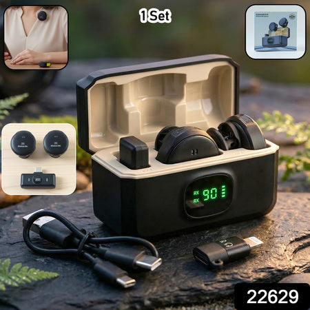 Premium Wireless Lavalier Microphone Set (1 Set)