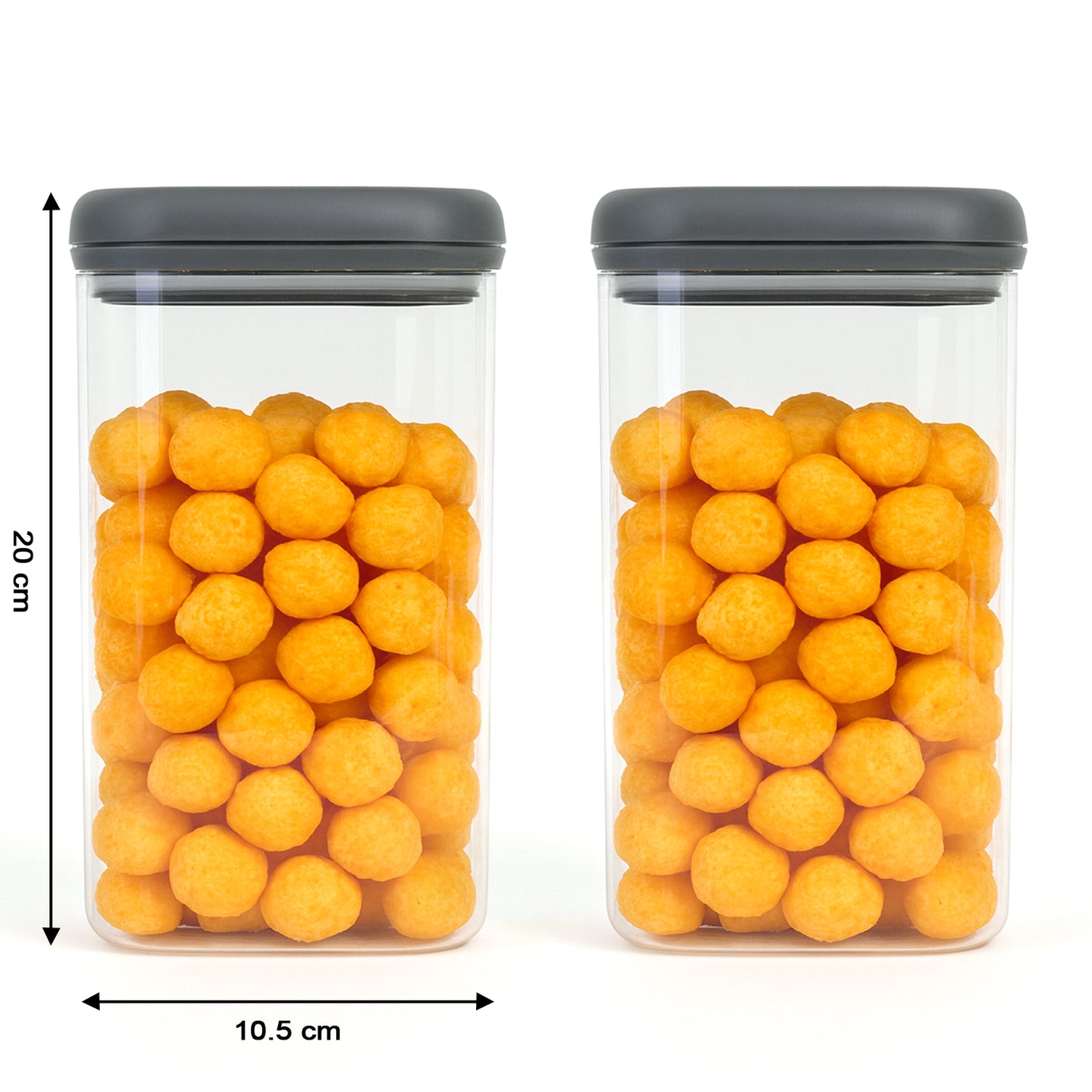 Supermom Airtight Kitchen Storage Containers  (2 Pc Set  1500 Ml)
