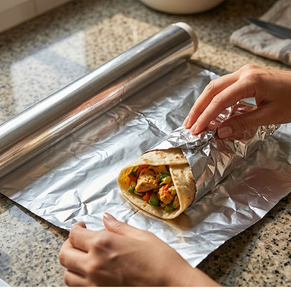 Premium Aluminium Foil Paper Roll (25 Mtr)