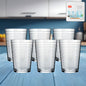 Apex Pyramid Ringo Plastic Glass  300ml Approx  Durable Crystal-clear Tumbler