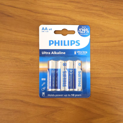 Aa Size Ultra Alkaline Batteries (4 Pc)