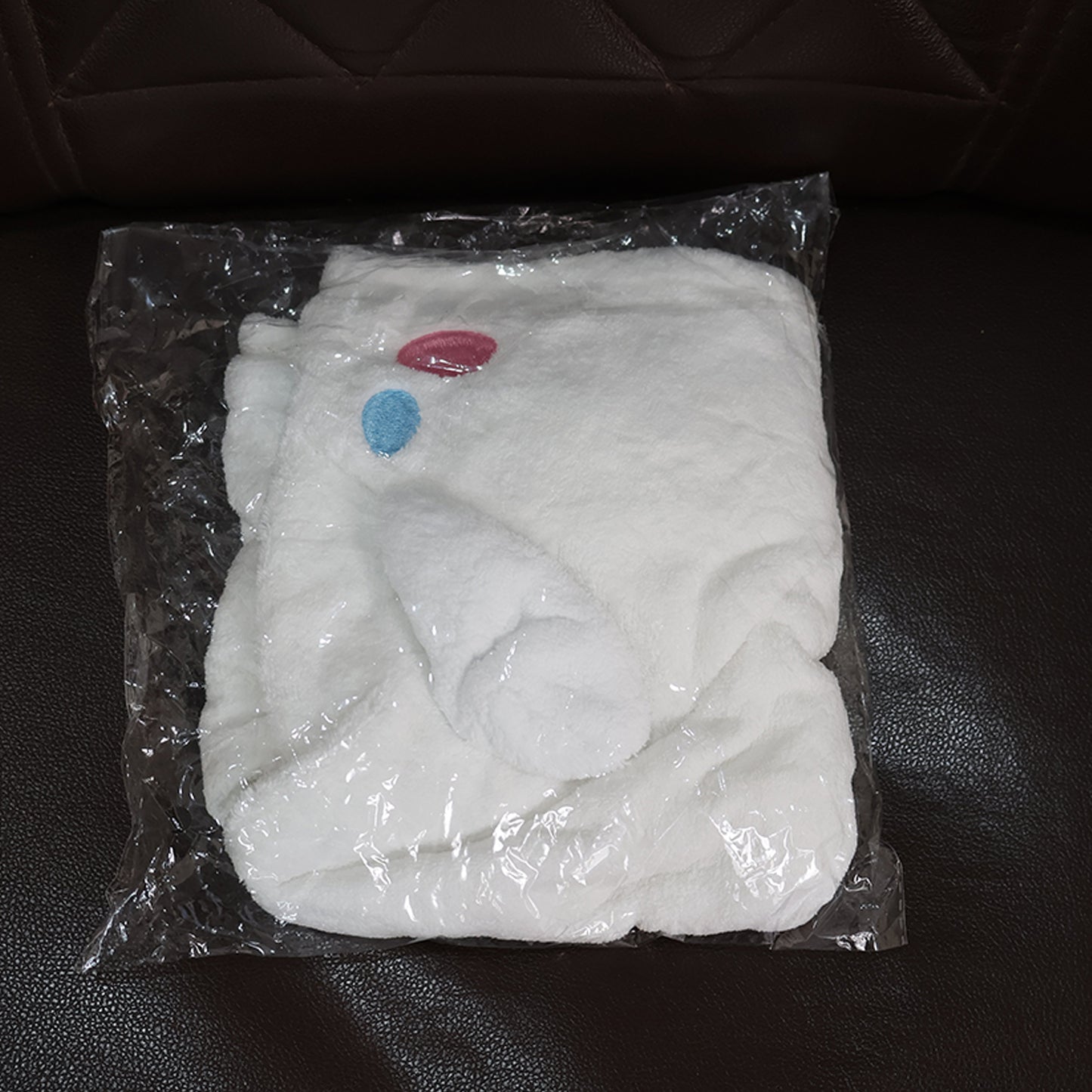 Premium Soft Microfiber Hair Drying Towel Wrap With Button (1 Pc)