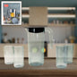 Apex Crystal Premium Jug With Lid  4 Pcs Glass (1500 Ml  300 Ml Approx  5 Pcs Set)