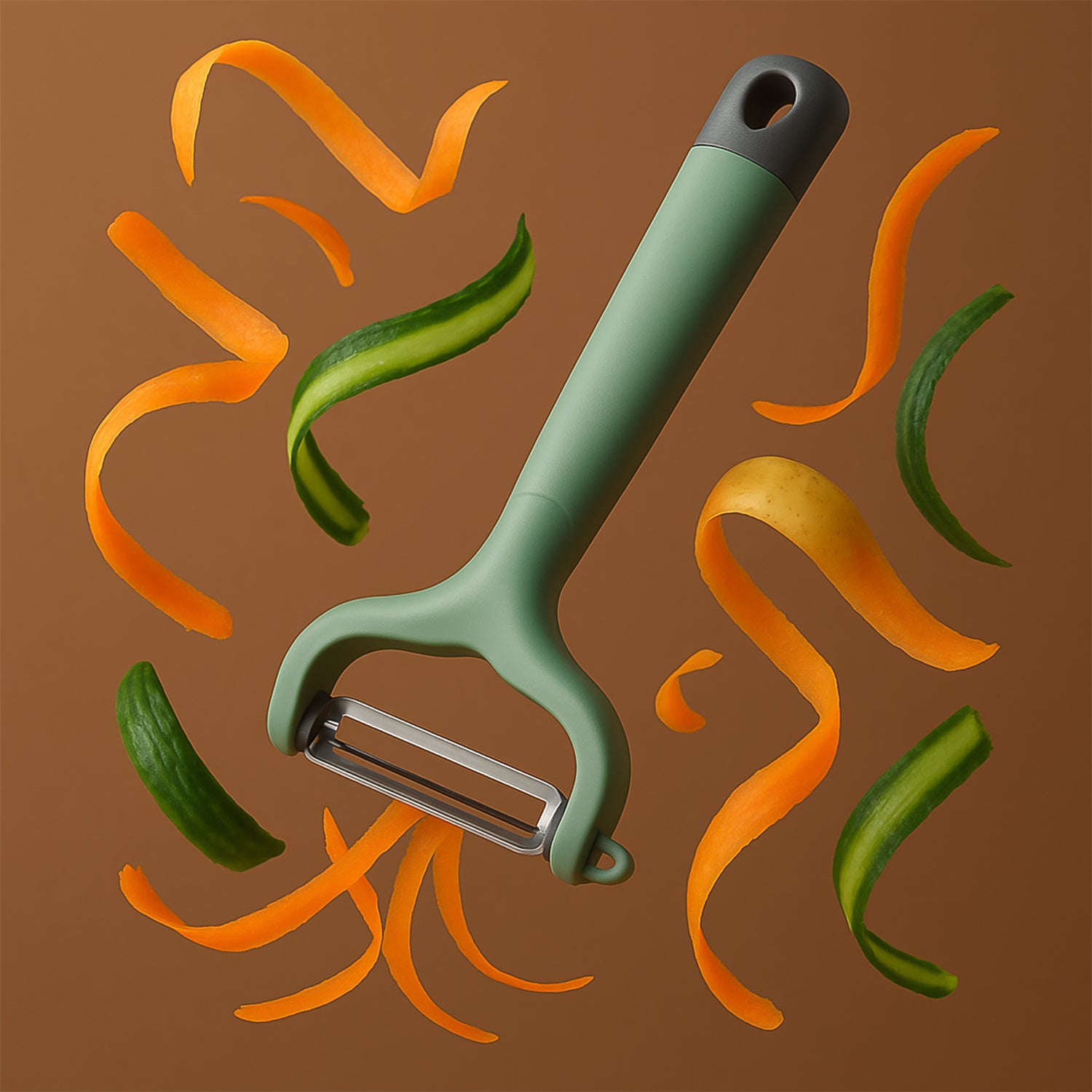 Apex Premium Ergonomic Vegetable Fruit Peeler (1 Pc)