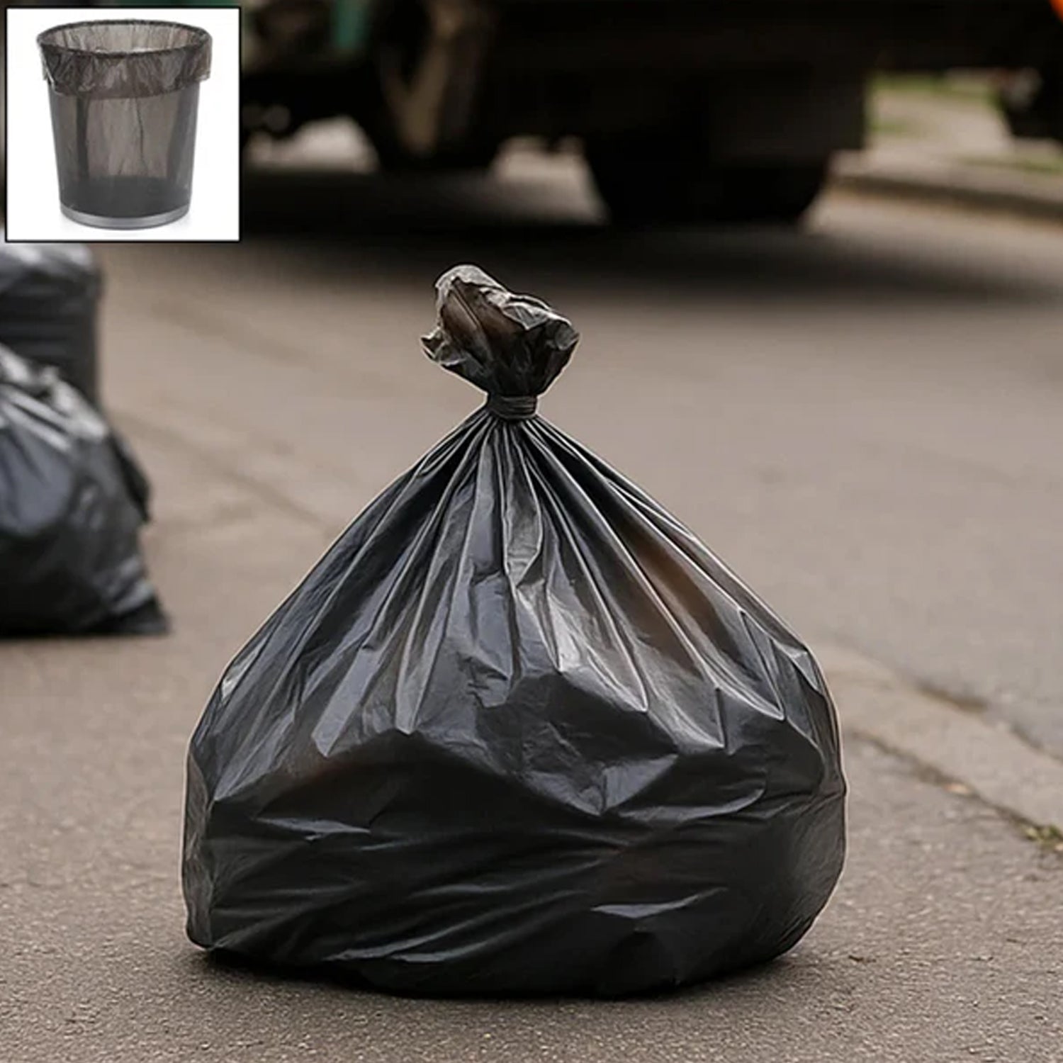 Premium Leak-proof Dustbin Garbage Bags Roll (50 Bags 45x50 Cm)