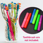 4969 6pc Plastic Toothbrush Cover Anti Bacterial Toothbrush Container- Tooth Brush Travel Covers Case Holder Cases