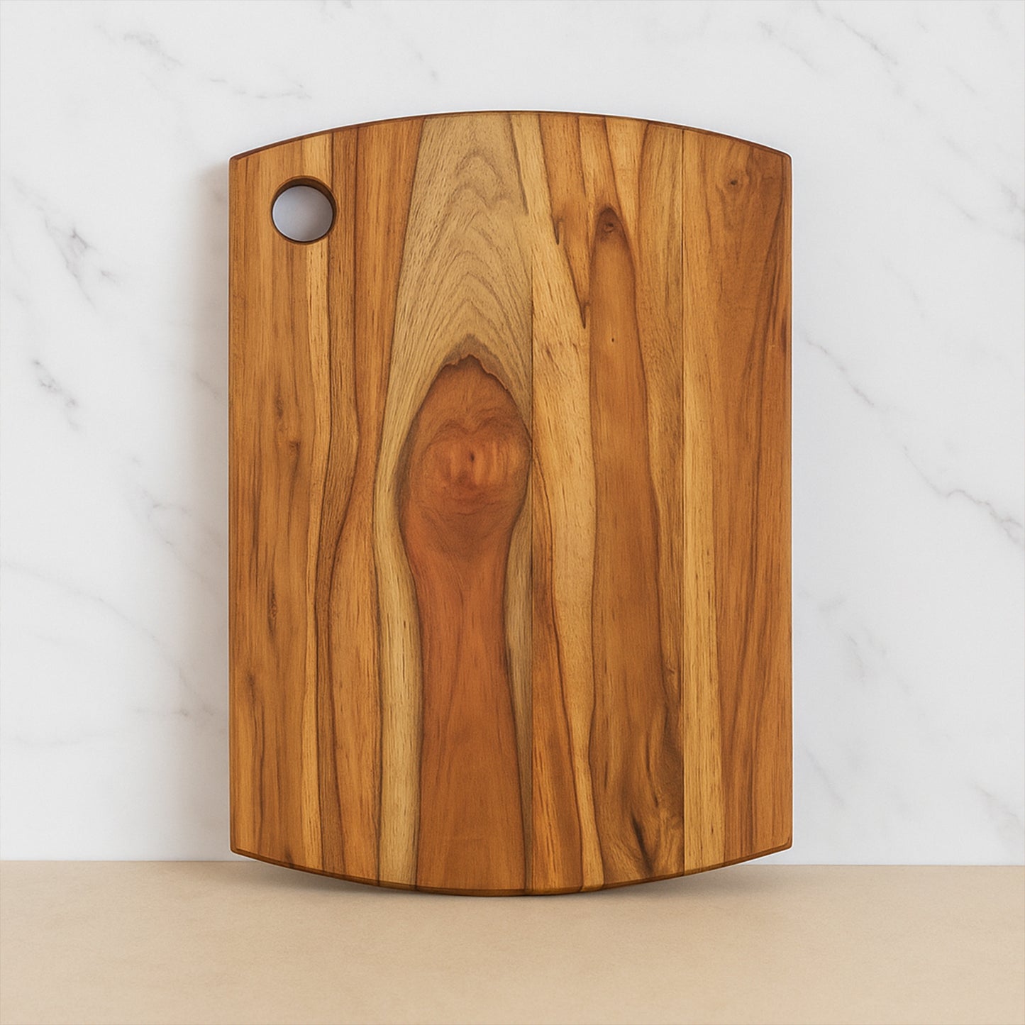 Supermom Premium Teak Wood Chopping Board For Kitchen (1 Pc)