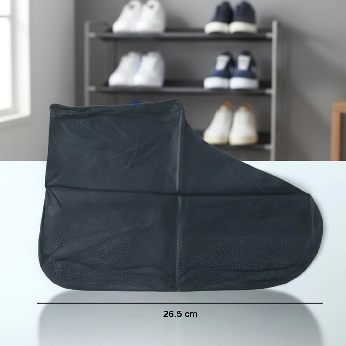 Portable Waterproof Latex Silicone Shoe Cover (1 Pair Medium)