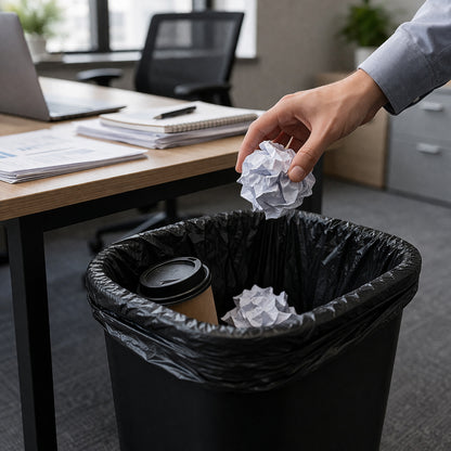 Heavy Duty Garbage Bags Roll (1 Roll 30 Bag 45x55 Cm)