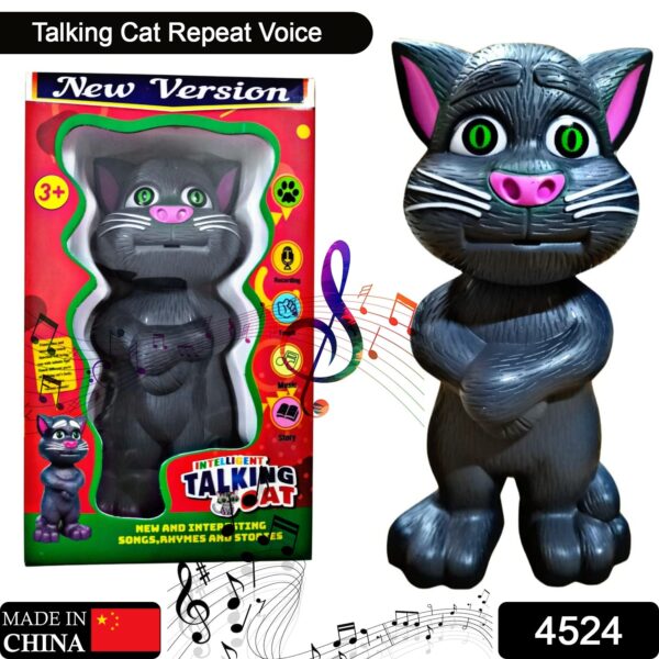 4524 Talking, Mimicry, Touching Tom Cat Intelligent Interactive Toy with Wonderful Voice for Kids, Children Playing and Home Decorate.