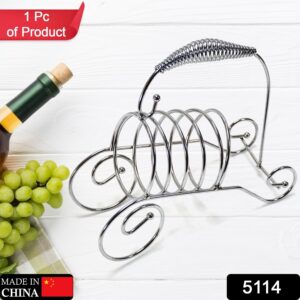 5114 Metal Wedding Party Spring Decor Wine Bottle Rack Standing Holder Copper Tone (stainless Steel)