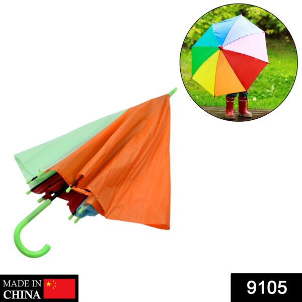 9105 Rainbow Umbrella for Men & Women (Multicolor)