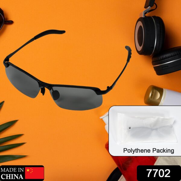 7702 Sports Sunglasses Classic Luxury Lightweight Rimless Sports Sunglasses  For Driving , Fishing , Hiking & outdoor Use